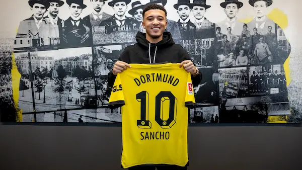 Jadon Sancho hạnh phúc khi trở lại Dortmund