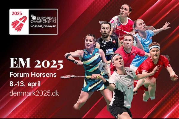Giải cầu lông vô địch châu Âu 2025: Những cột mốc lịch sử tại Horsens