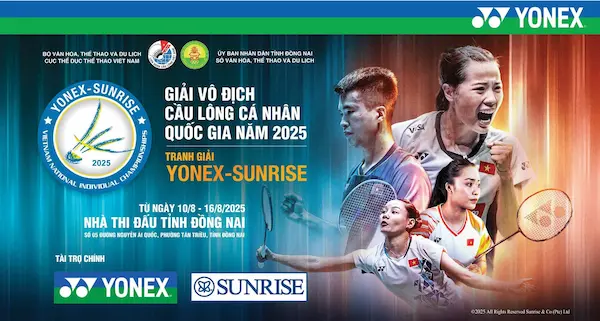 Giải cầu lông Vô Địch Cá nhân Quốc Gia 2025 có gì kịch tính?
