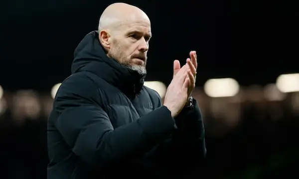 Erik ten Hag không lo lắng về việc bị MU sa thải