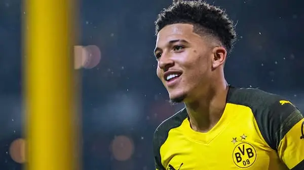 Jadon Sancho hạnh phúc khi trở lại Dortmund